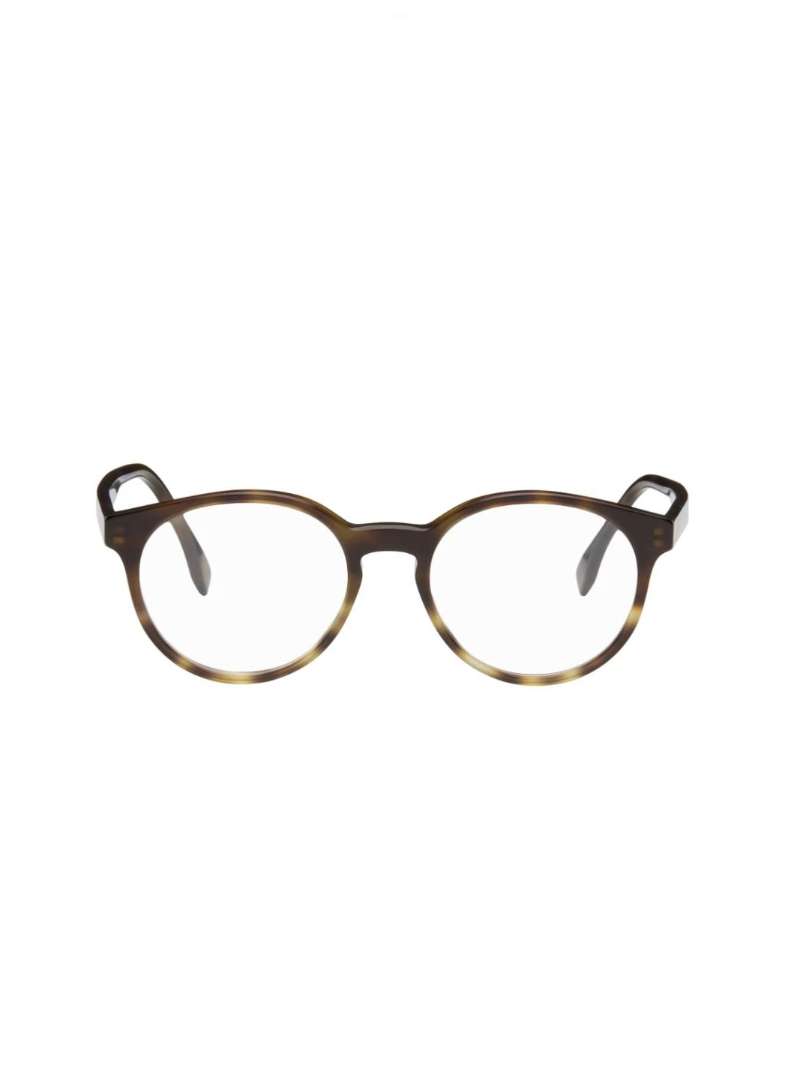 Fendi Tortoiseshell Fendi Fine Glasses  SSENSE