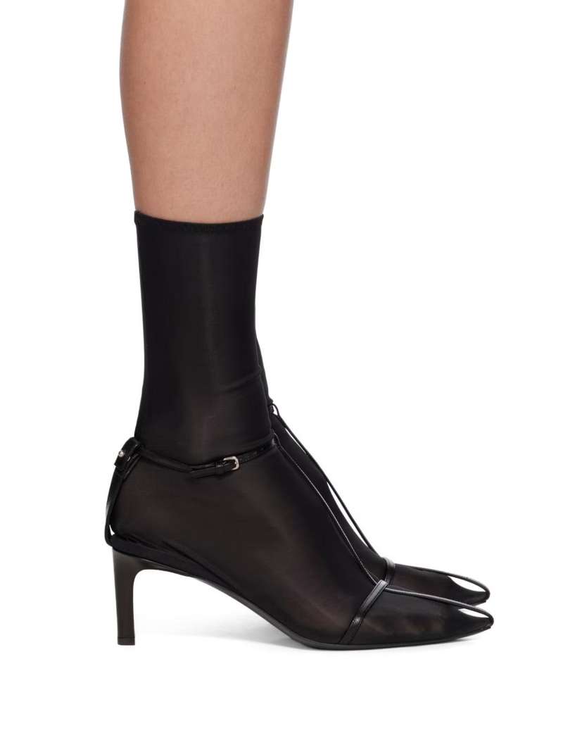 Jil Sander Black Ankle Boots SSENSE