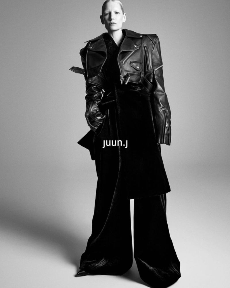 Kirsten Owen by Hong Jang Hyun for JUUN.J FallWinter 2024 Ad Campaign