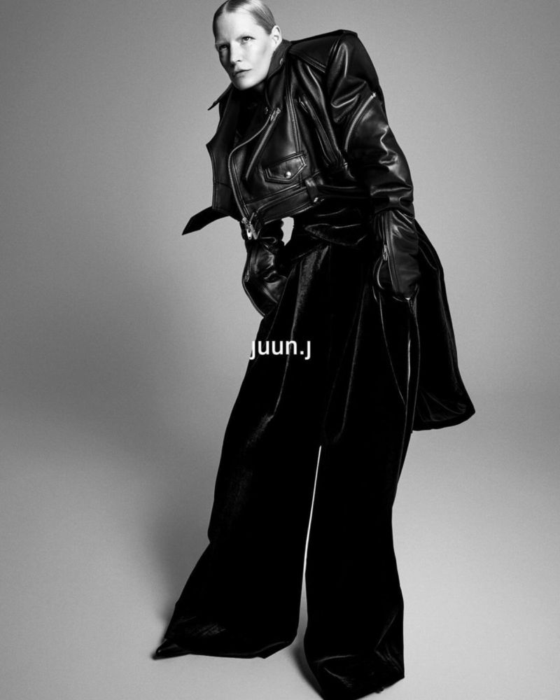 Kirsten Owen by Hong Jang Hyun for JUUN.J Fall-Winter 2024 Ad Campaign