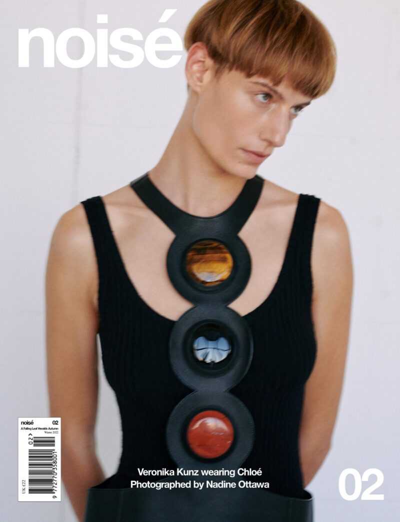 Veronika Kunz in Chloe by Nadine Ottawa for Noise Magazine Fall-Winter 2022