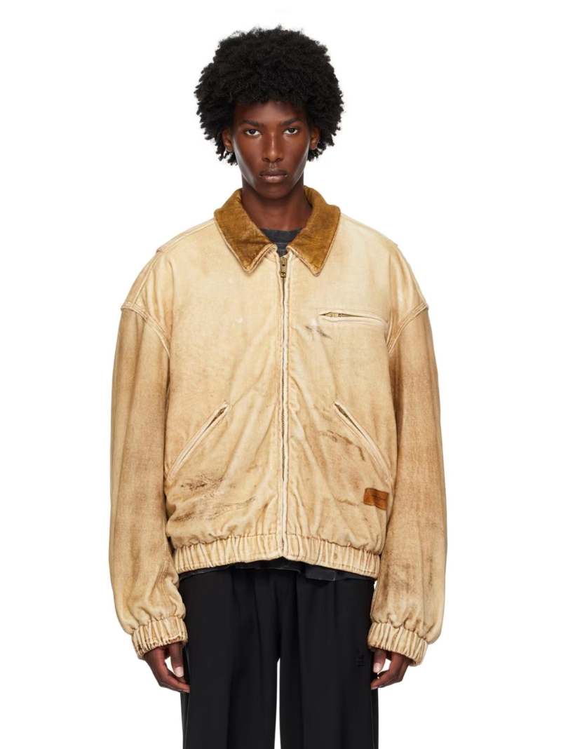 Alexander Wang Beige Trompe L'œil Jacket  SSENSE