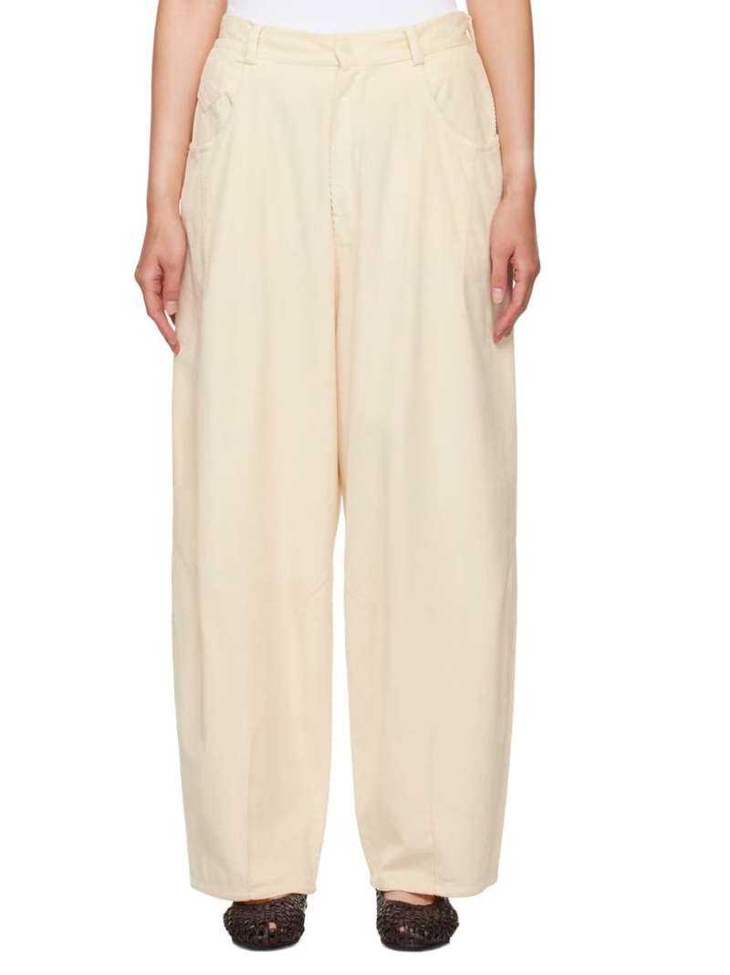 Cordera Off-White Baggy Trousers  SSENSE