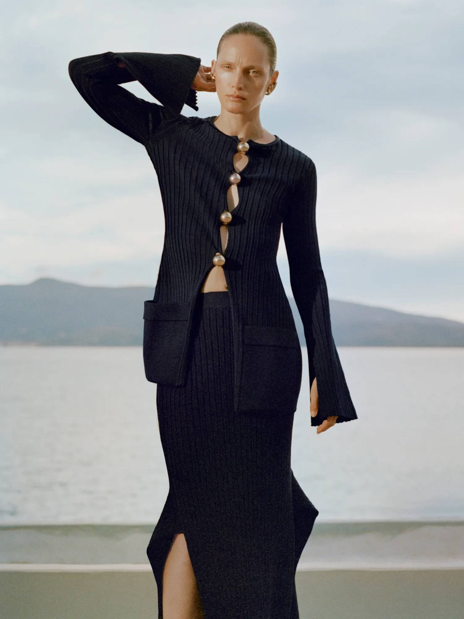 Vivien Solari in STELLA MCCARTNEY by Sonia Szostak for Net-A-Porter Pre-Fall 2024 Ad Campaign Style for the New Season