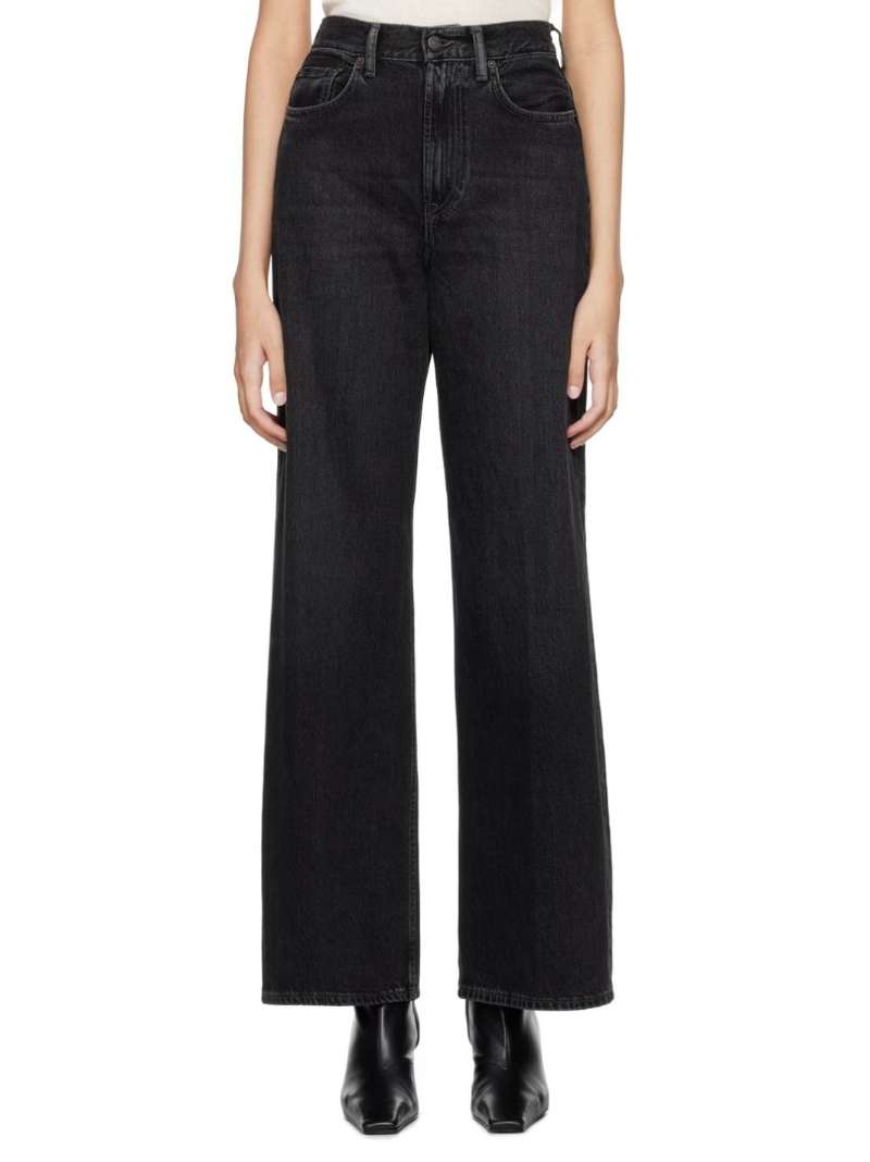 Acne Studios Black Relaxed-Fit Jeans  SSENSE