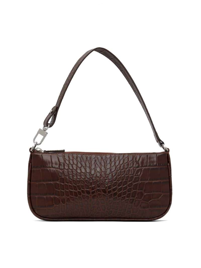 BY FAR Brown Rachel Bag  SSENSE