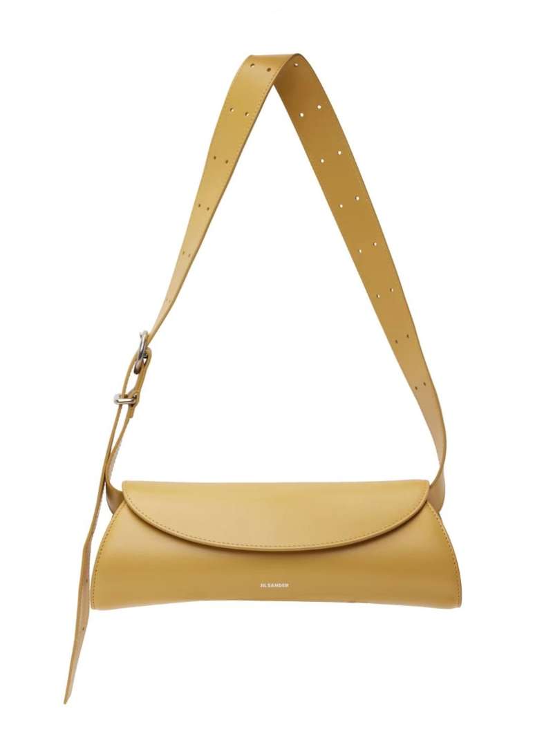 Jil Sander Yellow Cannolo Small Bag  SSENSE