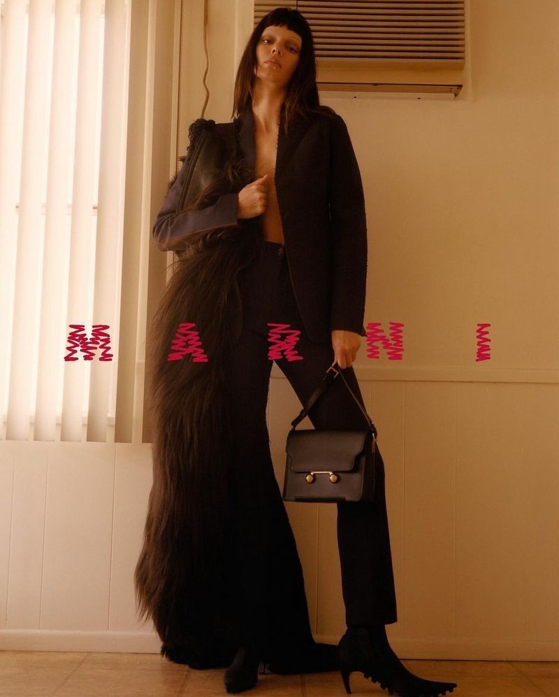 Kendall Jenner by Colin Dodgson for Marni Fall-Winter 2024 Fashion Campaign