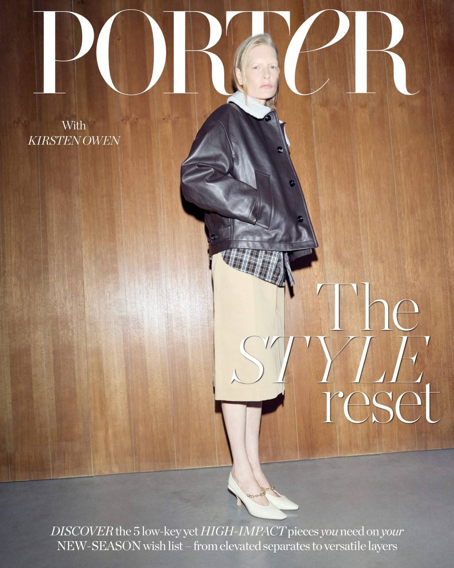 Kirsten Owen Covers Porter Magazine September 2024 The Style Reset