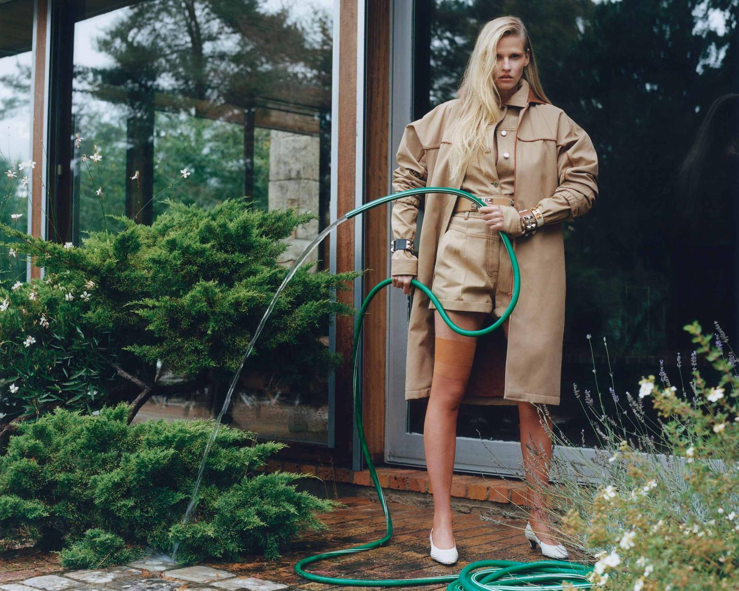 Lara Stone by Thurstan Redding for Document Journal Fall-Winter 2024