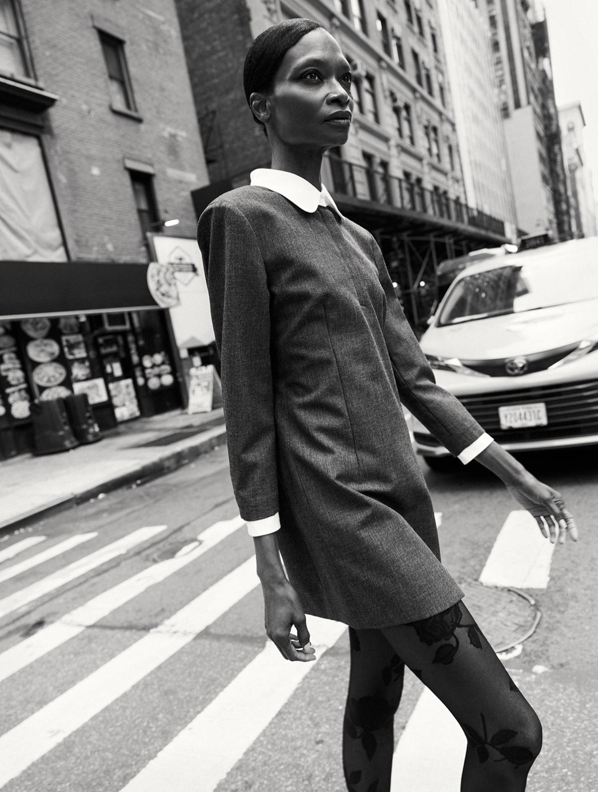 Debra Shaw & Mo Thiam in Thom Browne by Jonas Huckstorf for Document Journal Fall-Winter 2024