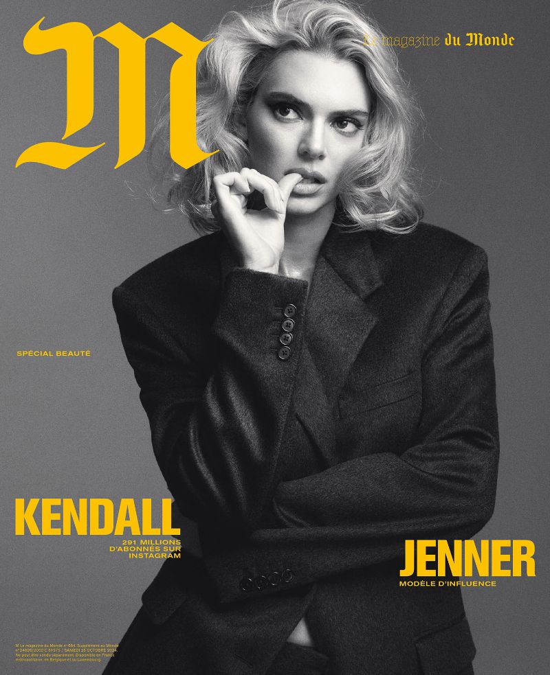 Kendall Jenner Covers M Le Magazine du Monde October 2024 