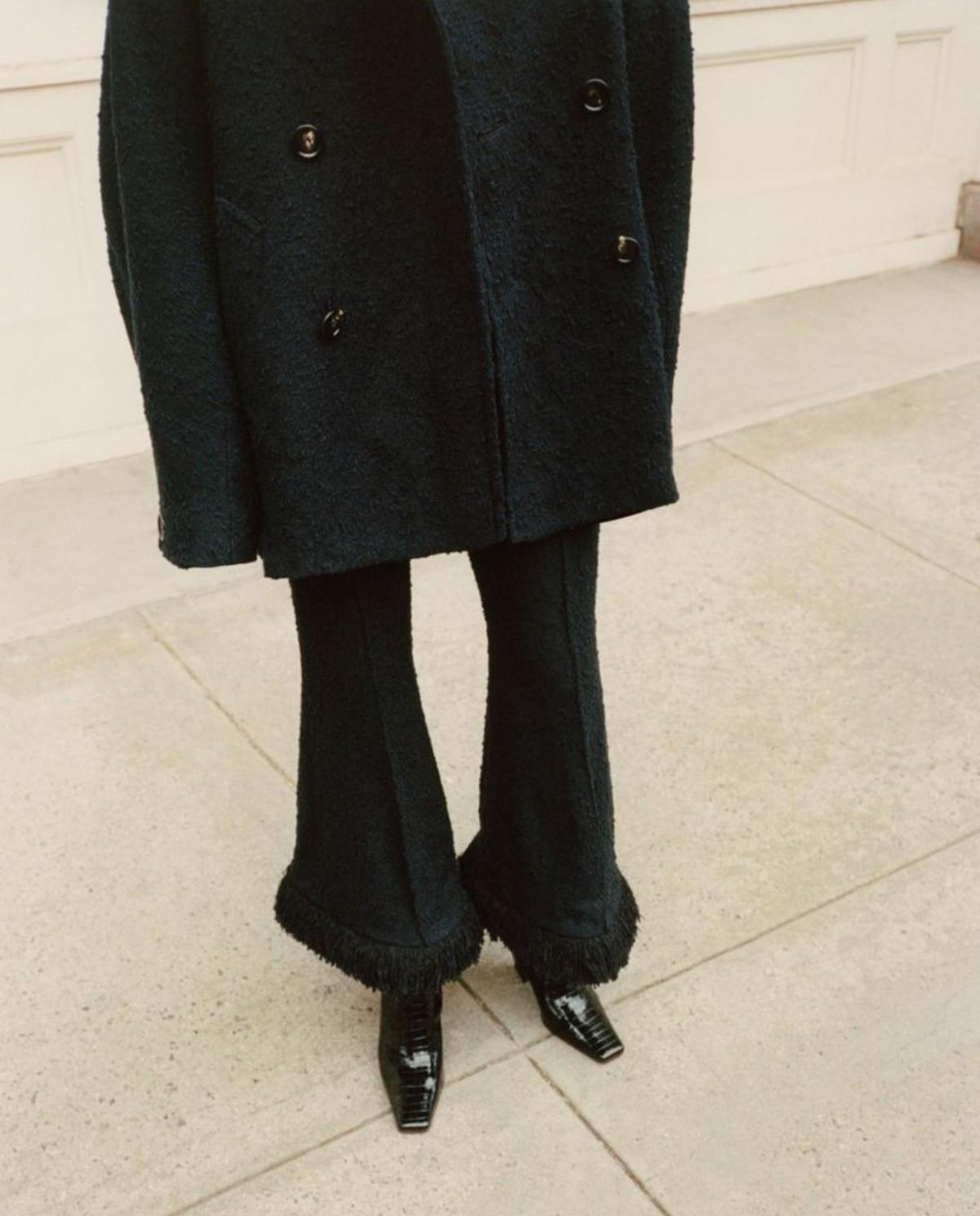 Celeste Fitzpatrick in Fall's Best Peacoats by Dudi Hasson for WSJ Magazine October 2024