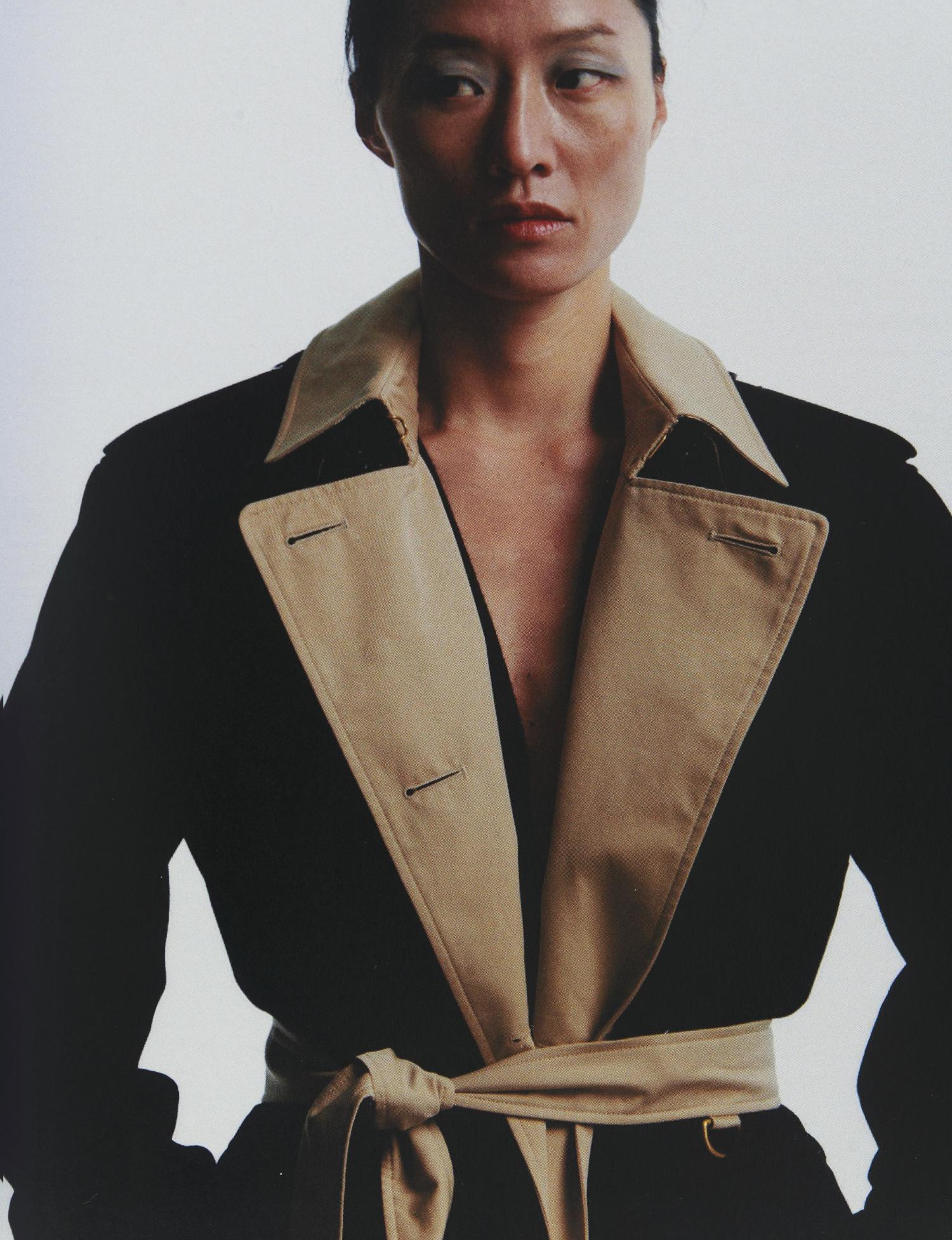 Trench Touch: Mia Kwon by Philippine Chaumont and Agathe Zaerpour for Harper's Bazaar France March 2024