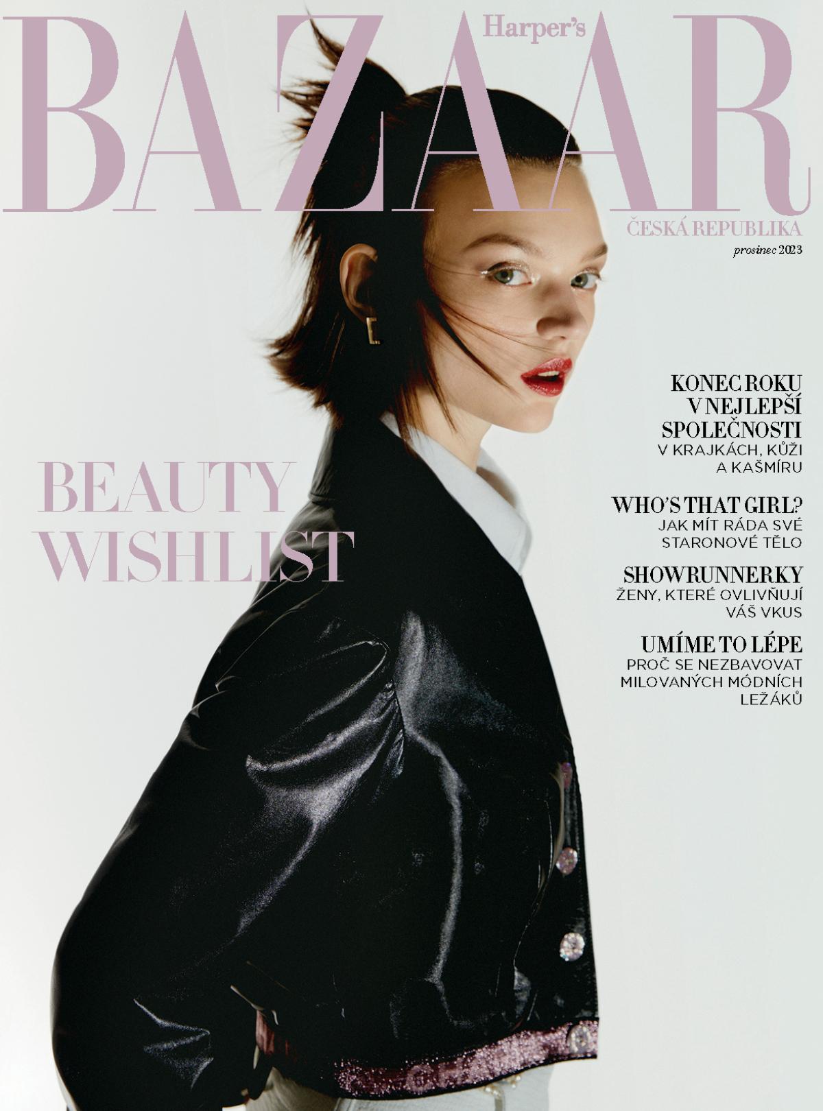 Pasha Harulia Covers Harper's Bazaar Czech Republic December 2023