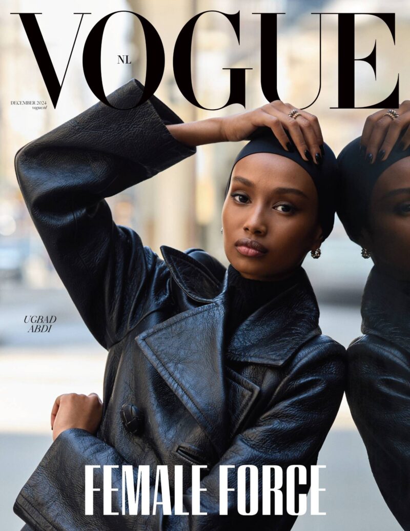 Ugbad Abdi by Wikkie Hermkens for Vogue Netherlands December 2024