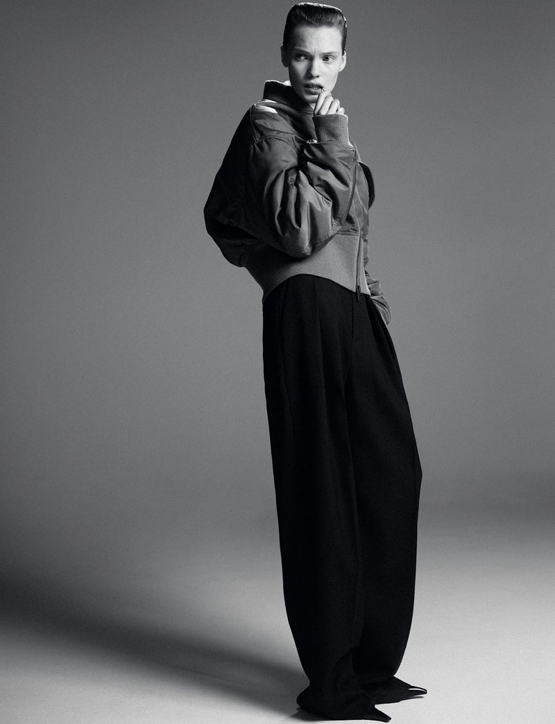 Penelope Ternes in Saint Laurent by Sean and Seng for Re-Edition Magazine Spring-Summer 2025