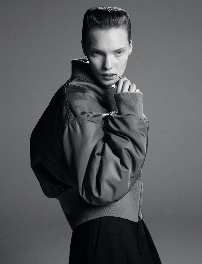 Penelope Ternes in Saint Laurent by Sean and Seng for Re-Edition Magazine Spring-Summer 2025
