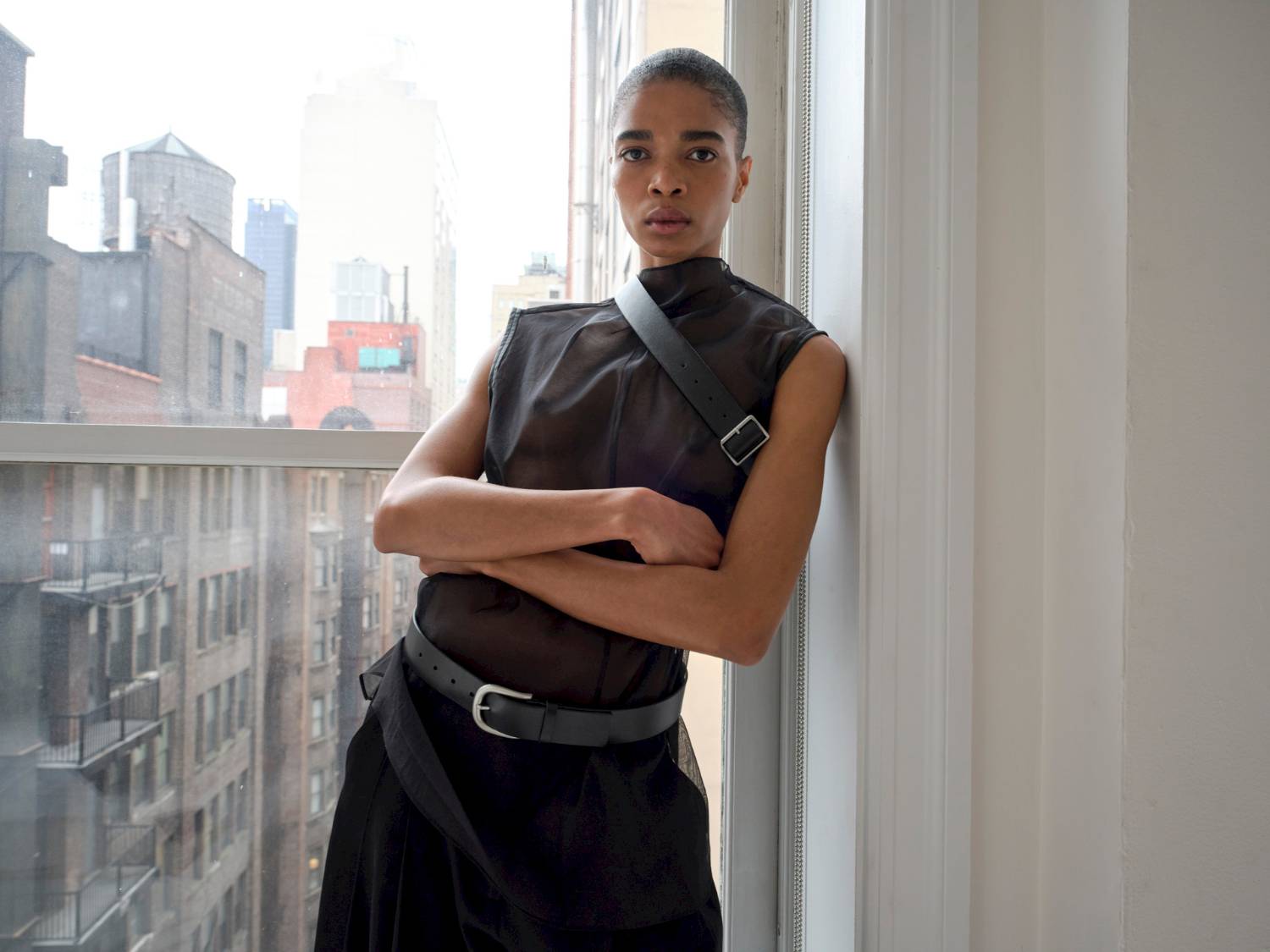 Raven Wallace by Stanislas Motz-Neidhart & Elly McGaw for St. Agni Spring-Summer 2025 Lookbook