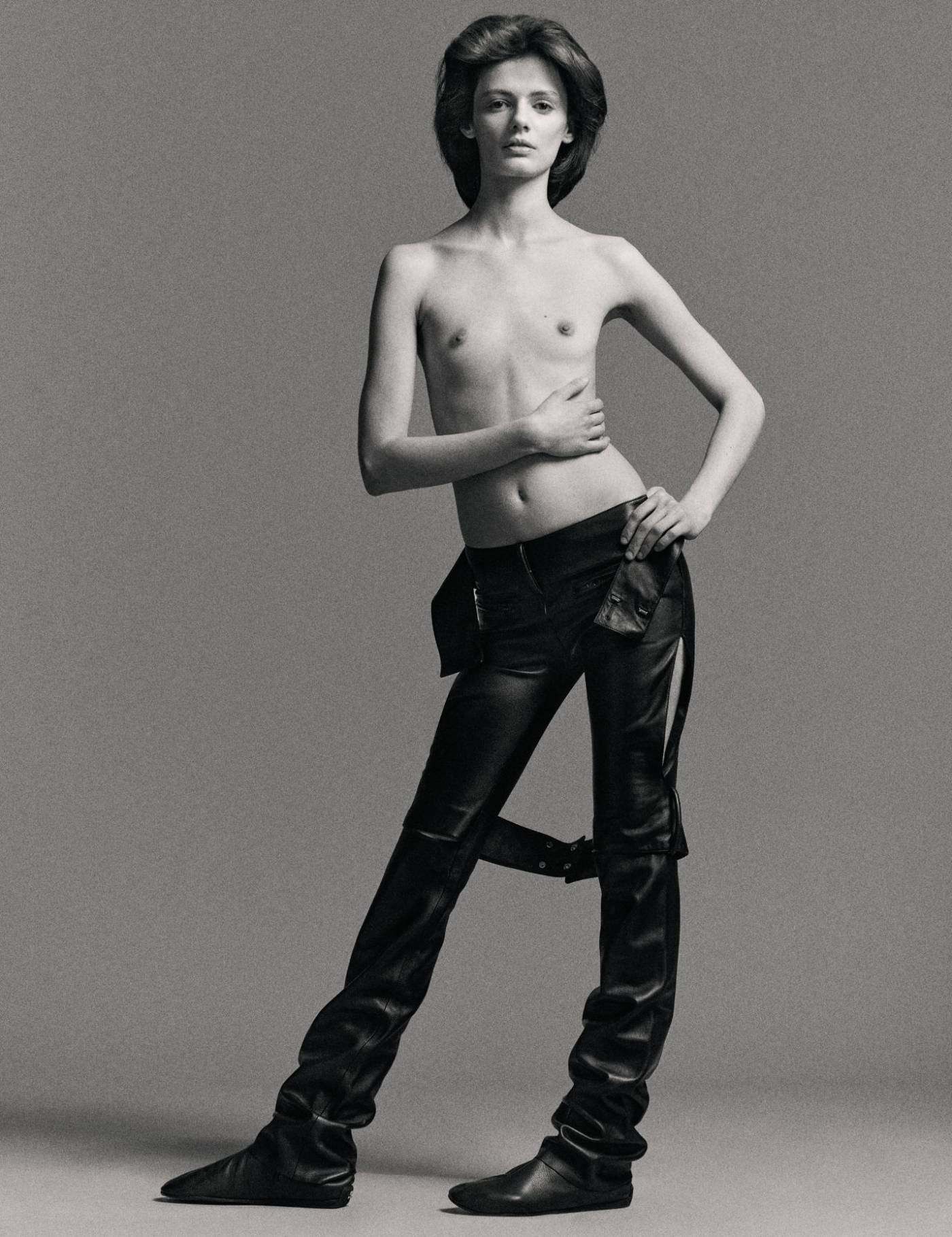Sihana Shalaj by Mark Kean for Double Magazine Spring-Summer 2025