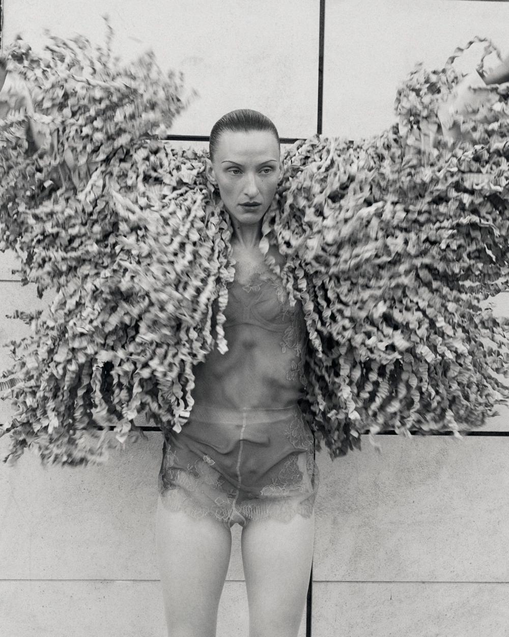 Maggie Maurer by Jesse Laitinen for Love Want Magazine Spring-Summer 2025