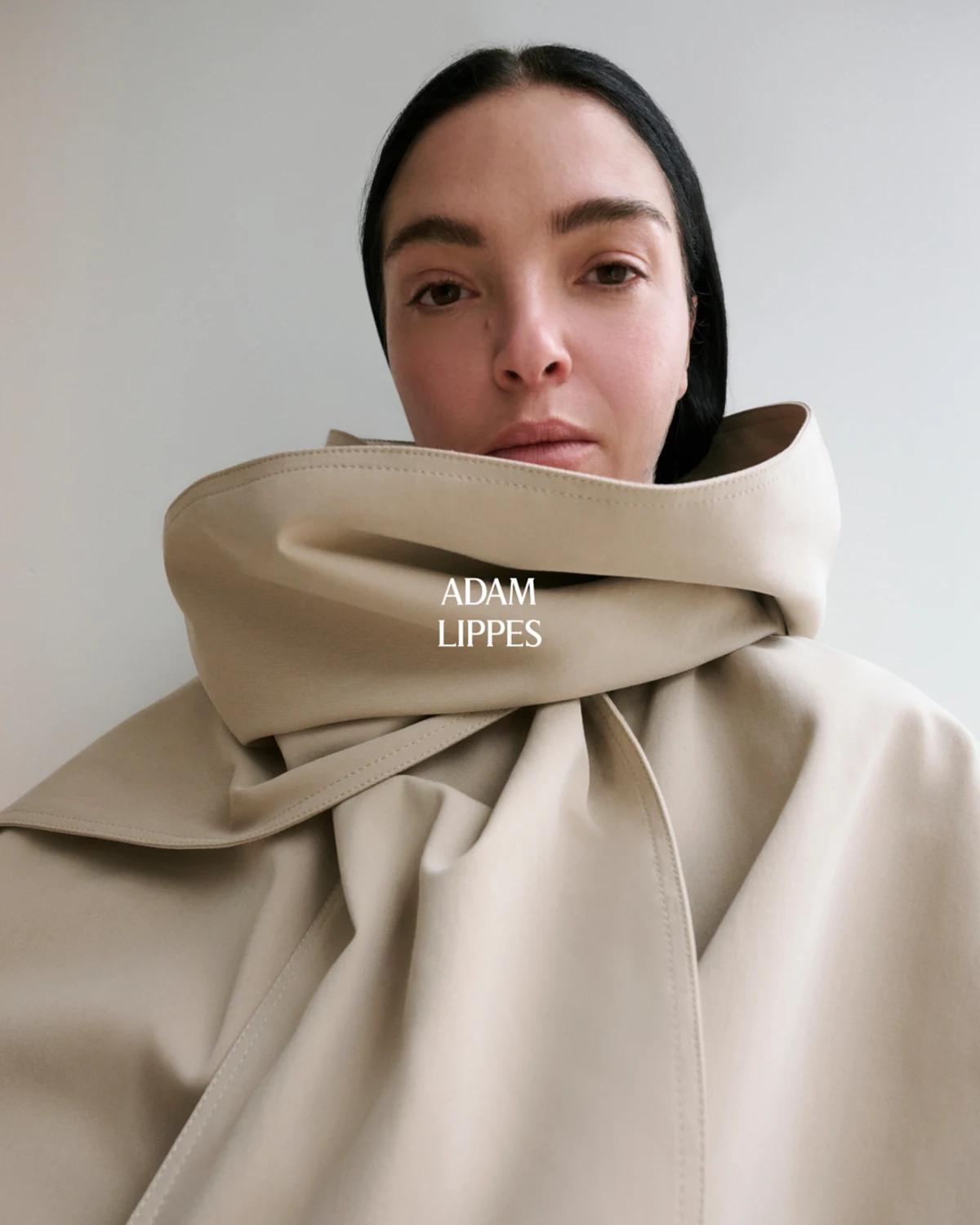 Mariacarla Boscono by Chris Rhodes & Beat Bolliger for Adam Lippes Spring-Summer 2025 Ad Campaign