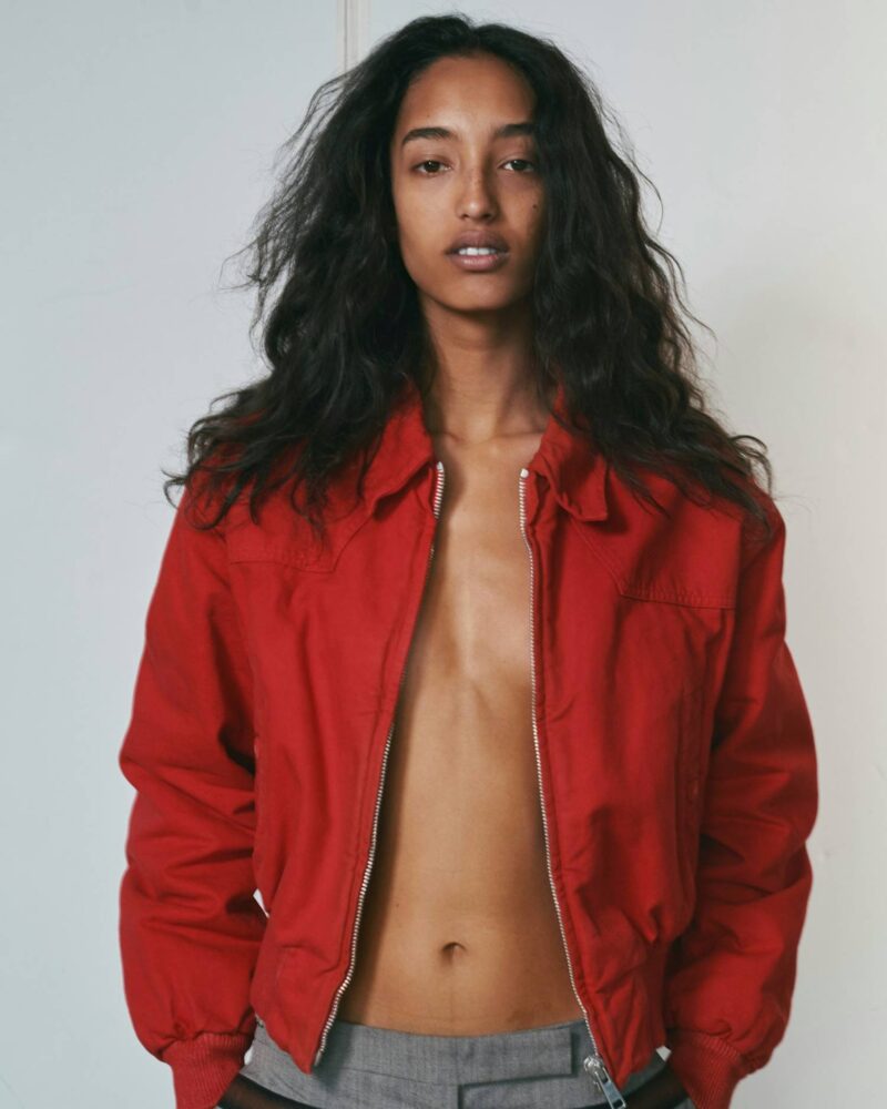 Mona Tougaard in Prada by Collier Schorr for The Face Magazine Summer 2025