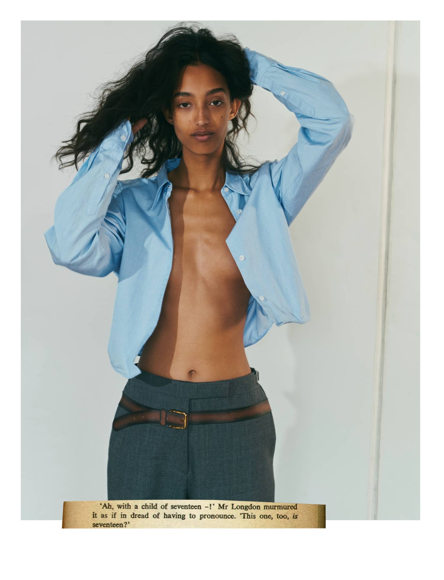 Mona Tougaard in Prada by Collier Schorr for The Face Magazine Summer 2025