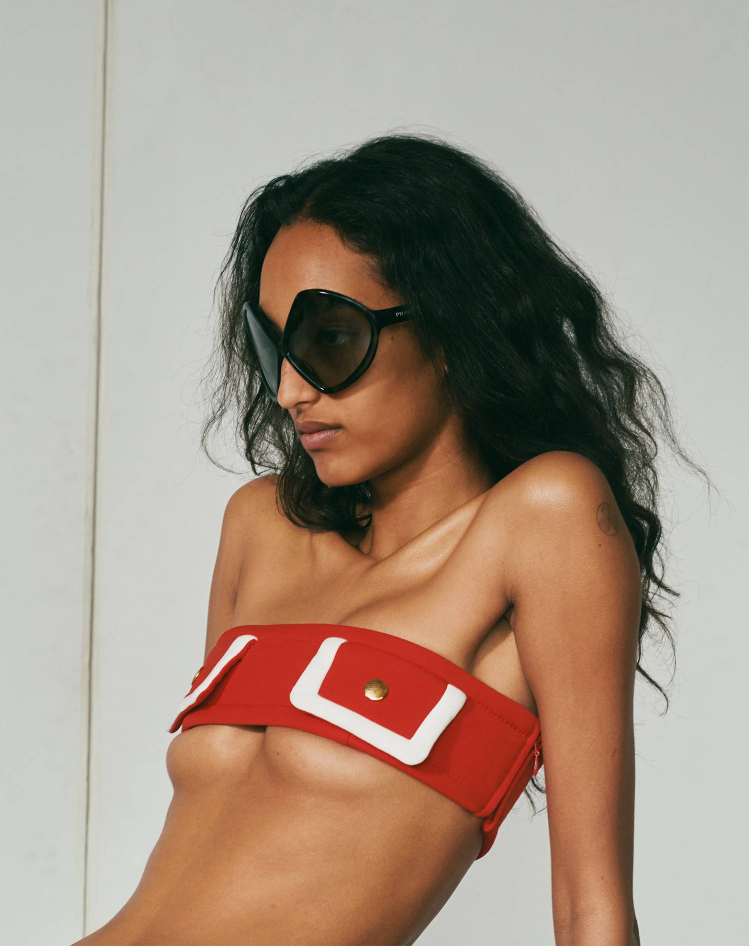 Mona Tougaard in Prada by Collier Schorr for The Face Magazine Summer 2025