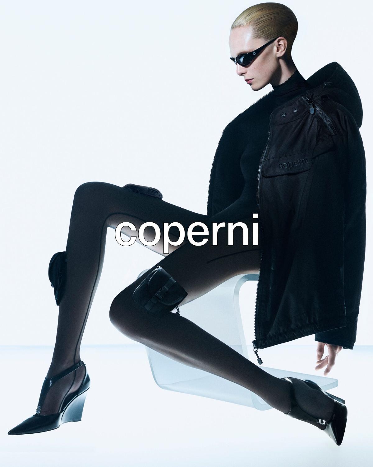 Alex Consani by Karim Sadli for Coperni Fall-Winter 2025 Ad Campaign